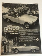 1976 MG Midget vintage Print Ad Advertisement British Leyland pa9 - £5.98 GBP