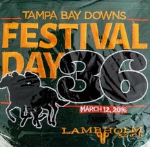 Tampa Bay Downs 36 Bag Sealed New Horse Race 3/12/2016 Lamb Holm South Green C10 - £31.45 GBP