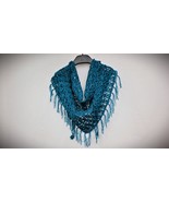 Handmade shawl. Openwork, crochet shawl. BL-6 - $60.00
