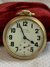 Hamilton 669 Rolled Gold Plate Traffic Special #2 Pocket Watch 17 Jewels... - £233.89 GBP