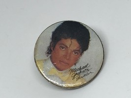 Style Vintage 1980s Rock &amp; Rouleau Émail Broche Michael JACKSON - £19.93 GBP