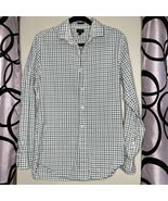 J Crew Ludlow Button Up Shirt Mens Medium Gingham Check Pocket - $18.81 CAD