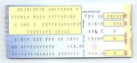 AC/DC Concert Ticket Stub February 16 1991 Charlotte North Carolina - $39.70