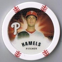 2013 Topps Baseball Poker Chipz COLE HAMELS Philadelphia Phillies - £2.28 GBP