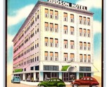 Hudson Hotel Oklahoma City OK UNP Unused Linen Postcard V14 - $4.90