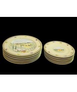 Lot of 12 PTS International Tuscan Country Salad Plates 8&quot; &amp; Dessert Pla... - $74.20