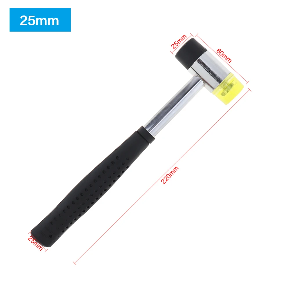 25mm 30mm 40mm Hammer Double Faced Work Glazing Window Nylon Hammer with Round H - £172.42 GBP