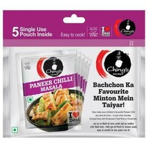 Ching&#39;s Secret Paneer Chilli Masala Total100 g, Free Ship( Set Of 5) - £9.52 GBP