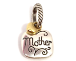 Brighton Mother Charm J99552 Silver &amp; Gold Finish, New - $12.35