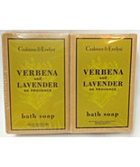 4 Crabtree &amp; Evelyn Verbena and Lavender Bath Soap Bar 1.25 oz /35g ea - $14.95