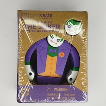 LootCrate The Joker Painted Wooden Figure DC Change Faces Decor Gift Batman - £8.33 GBP