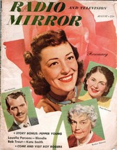 Radio Mirror Magazine August 1949 Pepper Young, Blondie, Kate Smith - £1.39 GBP