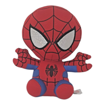 TY Marvel Spiderman Plush Sparkly Eyes 6&quot; Stuffed Animals 2017 - £7.42 GBP