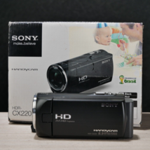 Sony HDR-CX220 Handycam Digital Camcorder Black *VERY GOOD* W BOX - $98.95