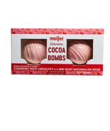 Hot Cocoa Bombs Meijer Valentine Strawberry White Chocolatey Marshmallow... - $355.84 MXN