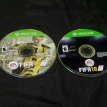 Fifa 17 &amp; 18 Xbox One Soccer Futbol Game Discs Only Lot - £10.24 GBP