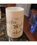 Vintage Antique Krenning Glass 1903 Mug Cup St Louis MO - $1,797.26 MXN
