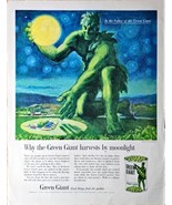 Green Giant Sweet Peas Harvests by moonlight-1962 Vintage Print Ad - $14.30 CAD