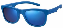 POLAROID KIDS PLD-8020/S Sunglasses ZDI-BLUE 46mm - $70.47 CAD