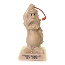 Vintage Russ Berri 1970 World&#39;s Greatest Golfer Resin Figurine Statue Trophy USA - £5.79 GBP