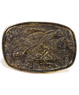 Vintage 1983 Ultra Ent Central City Colorado Commemorative Brass Belt Bu... - $14.96