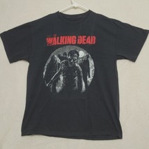 The Walking Dead Men’s T-SHIRT Size L Large Original Horror Zombies Black - £15.13 GBP