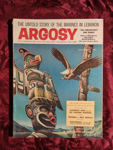 Argosy November 1958 Nov 58 Klondike Alaska American Eagle John Huston - £8.60 GBP
