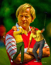 Jack Nicklaus The Golden Bear PGA Golfer Art 03 8x10 - 48x36 - £19.58 GBP+