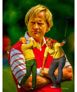 Jack Nicklaus The Golden Bear PGA Golfer Art 03 8x10 - 48x36 - £19.95 GBP+