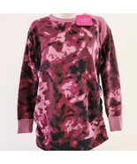 Isabel Maternity Womens Burgundy Camo Crew Neck Sweatshirt Size: XS (NWT) - $93.13 MXN
