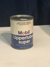 Vintage Mobil Super Upperlube 8OZ Can All Metal Nos Full Excellent Condition - £5.33 GBP