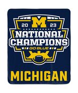 Michigan Wolverines National Champions Throw Blanket 50&quot; x 60&quot; NEW! - €33,99 EUR