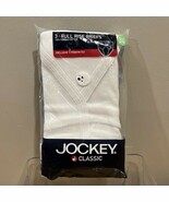 Men&#39;s Jockey Classic Briefs Size 34 Y Front 2 Pr Cotton White NEW VTG 20... - $27.77 CAD