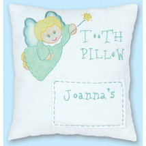Jack Dempsey Stamped Pillow Cover 8&quot;X8&quot;-Tooth Fairy - £12.15 GBP
