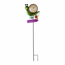 Welcome Snail Thermometer Iron Garden Stake  - £20.78 GBP