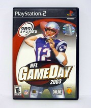 NFL GameDay 2003 Authentic Sony PlayStation 2 PS2 Game 2002 - £1.66 GBP