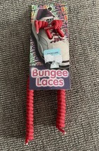 NEW Vintage 2004 Mitchellace Bungee Laces Why Tie Shoelaces Red Made in ... - $9.29