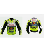 HONDA RACING NASTRO MOTORBIKE LEATHER JACKET CE APPROVED  - $225.00