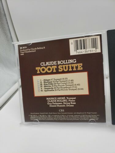 Bolling: Toot Suite for Trumpet & Jazz Piano (CD, Feb-1987, CBS Records) Item image 4