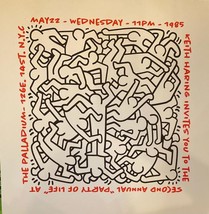 Keith Haring NYC Palladium Invitation Pop Art Spruised Life Party-
show ... - £131.59 GBP