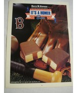 1988 Color Ad It&#39;s a Homer Ice Cream Bar by Harry M. Stevens and H. P. Hood - $12.32 CAD