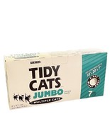 Vintage Purina Tidy Cats Box JUMBO Liners 7 Liners 30” X 34” NEW FADED BOX - £39.32 GBP