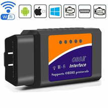 Wifi OBD2 Obdii Auto Car Diagnostic Scanner Scan Tool For I Os Android Pc - £17.12 GBP