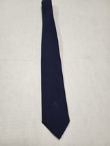 Christian Dior Necktie Vintage All Silk Blue Paris New York - £22.25 GBP