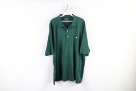 Vintage Amen Corner Mens Size Large Augusta The Masters Golf Polo Shirt Green - £39.18 GBP