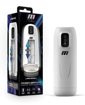 BLS  M for Men Robo Bator Powered Vibrating Stroker - White - £66.54 GBP