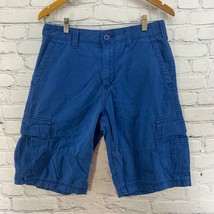 American Rag Cargo Shorts Relaxed Fit Mens Sz 30 Blue - £12.70 GBP