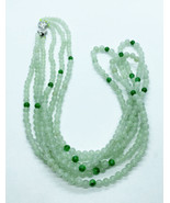 Natural Untreated Burmese Type A Jade Bead Necklace, With Authentication... - $1,375.00