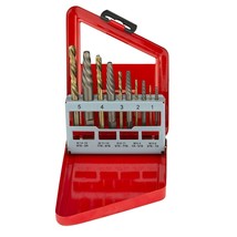 Neiko 01925A Screw-Extractor And Left-Hand Drill-Bit Set, Hss M2, 10 Pieces - £32.43 GBP