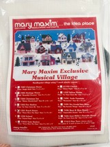 Mary Maxim Peach House Exclusive Musical Village Needlepoint Kit 1351 - $19.79